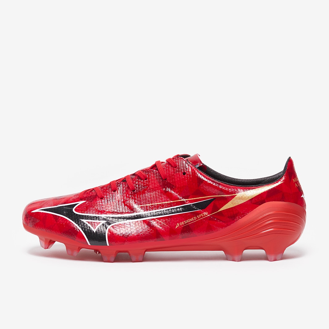 Mizuno Alpha II Made in Japan Firm Ground - Morelia 40th Red/Black