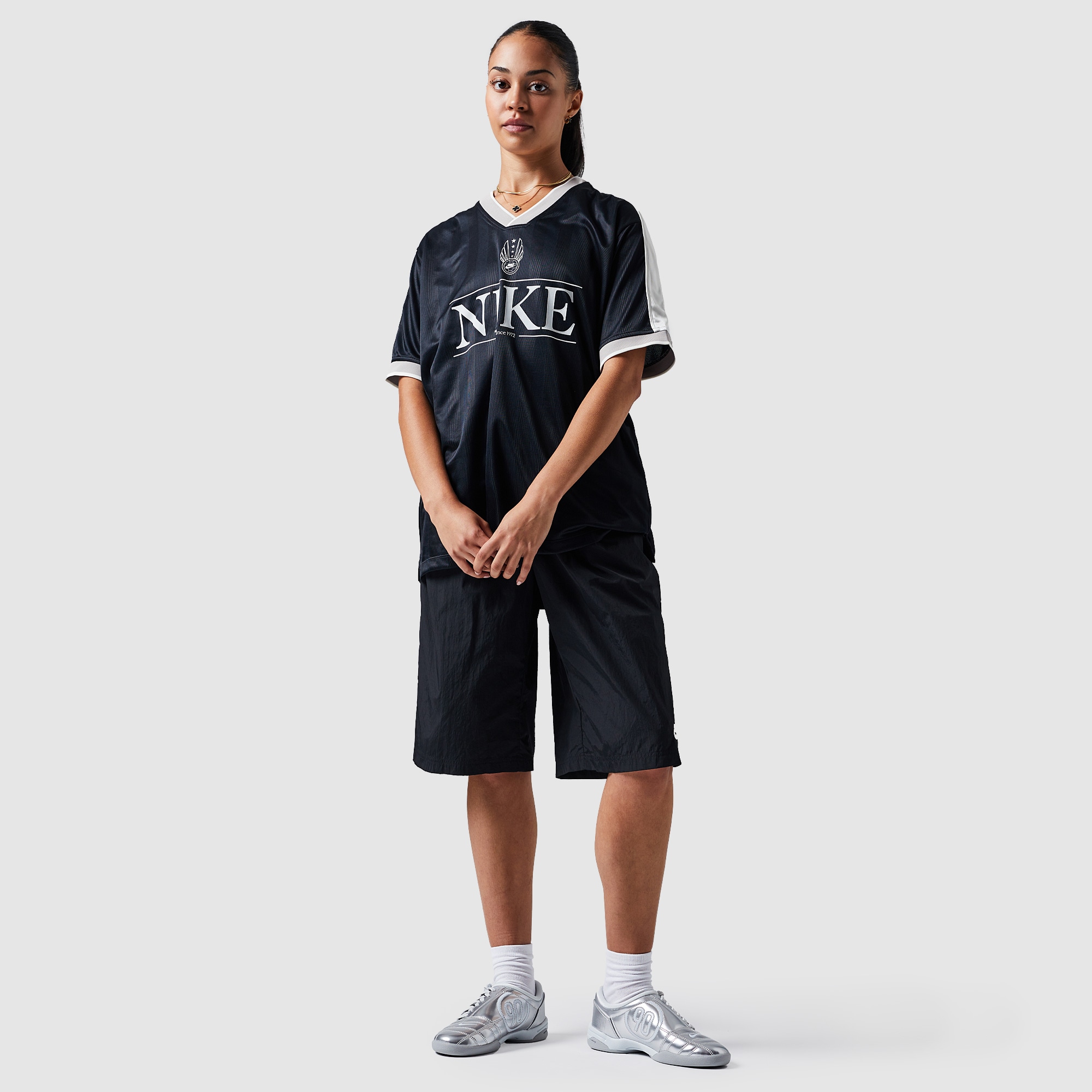 long womens nike shorts