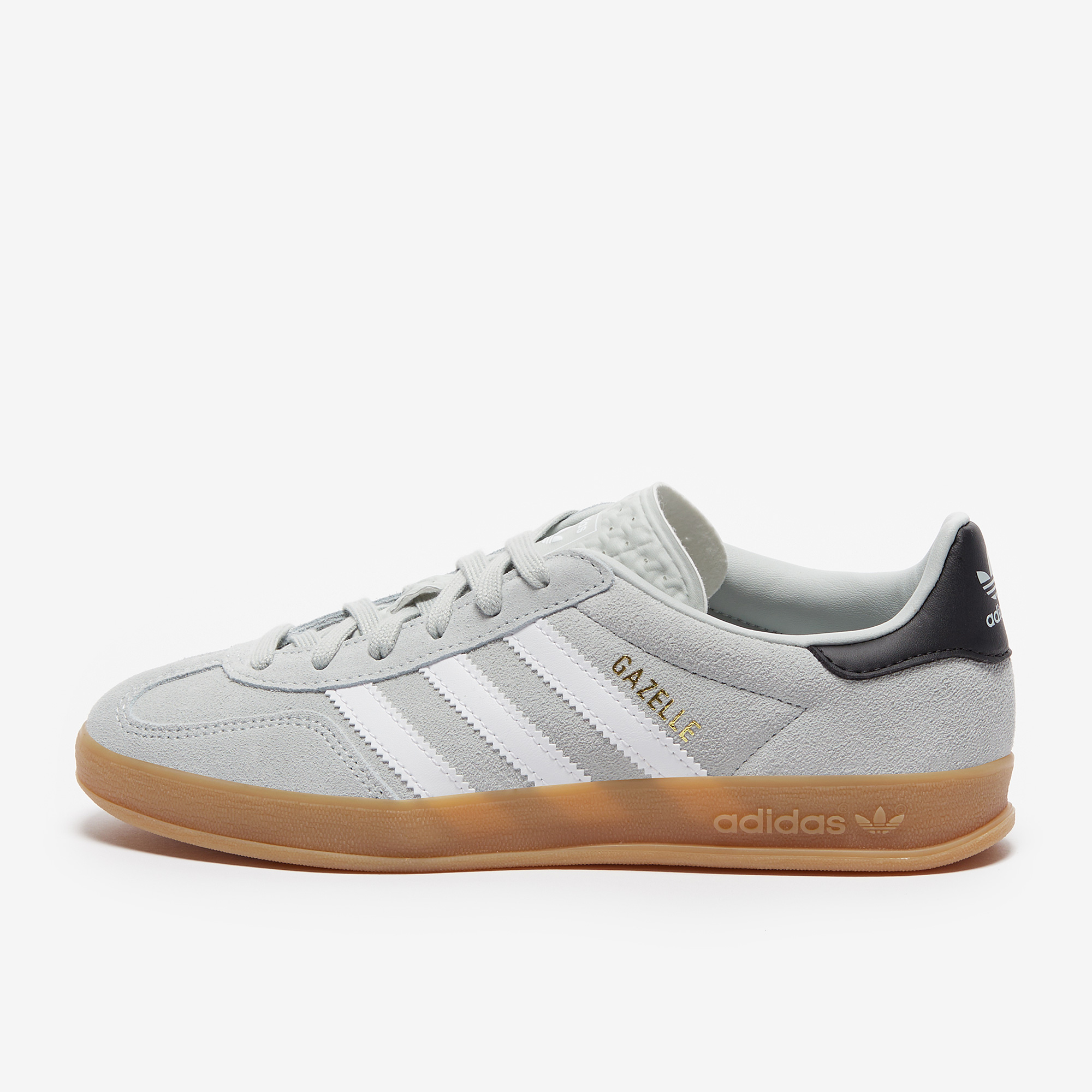 adidas Originals Gazelle Indoor pour Enfant plus g - Argent  Merveille/Blanc Ftw/Noir - Chaussures Garon | Pro:Direct Soccer