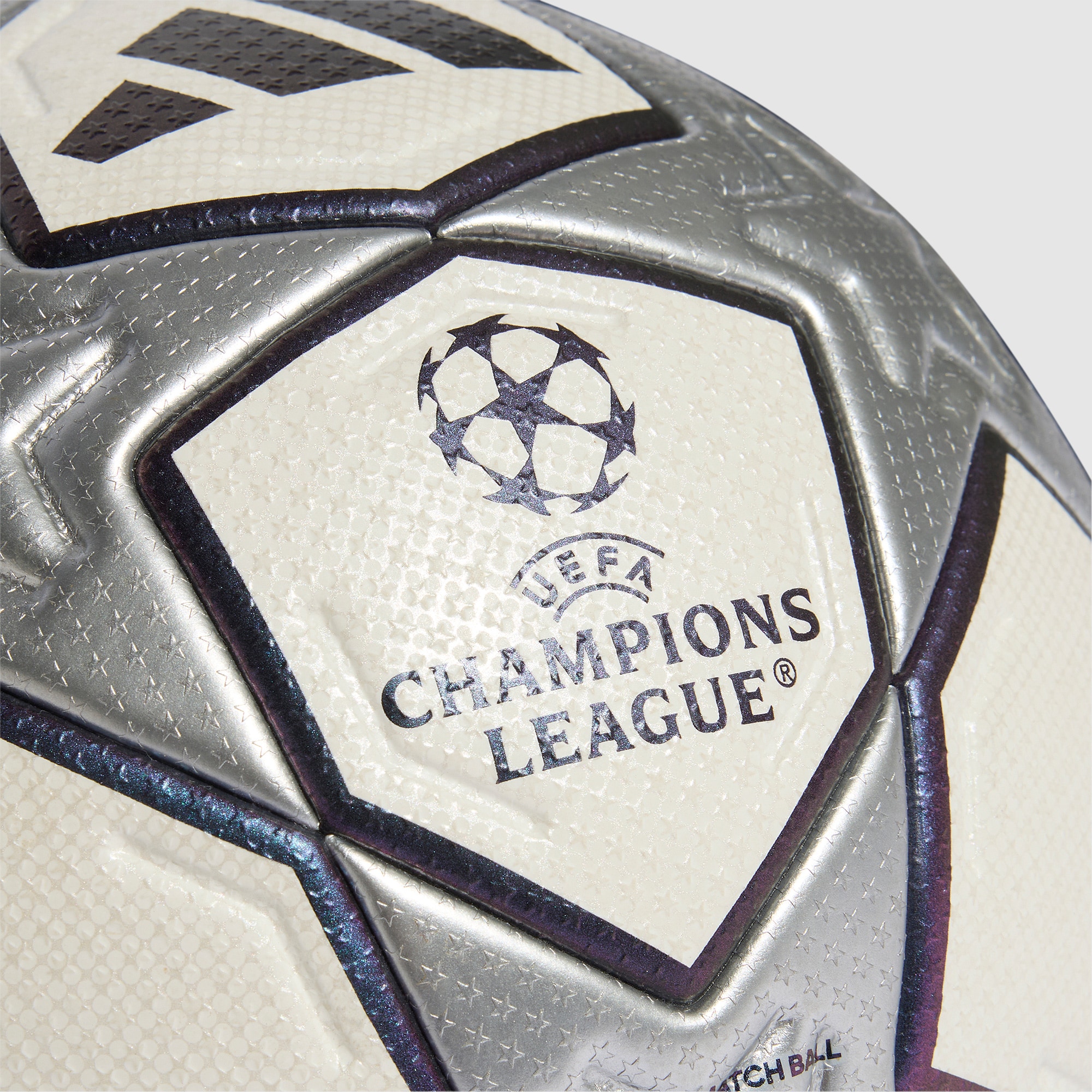 adidas UEFA Champions League 25/26 Pro Third Fußball - Weiß/Silber