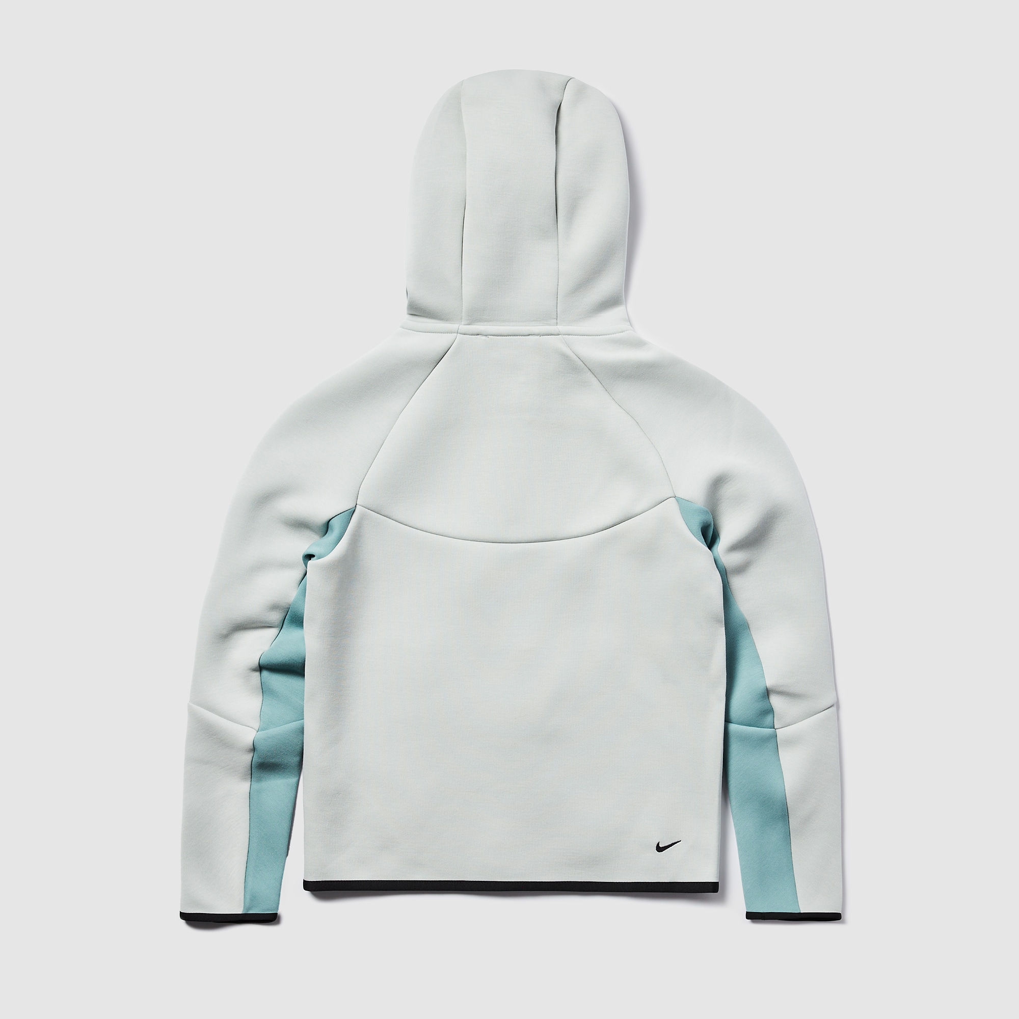 nike tech fleece zip hoodie platinum grey & white