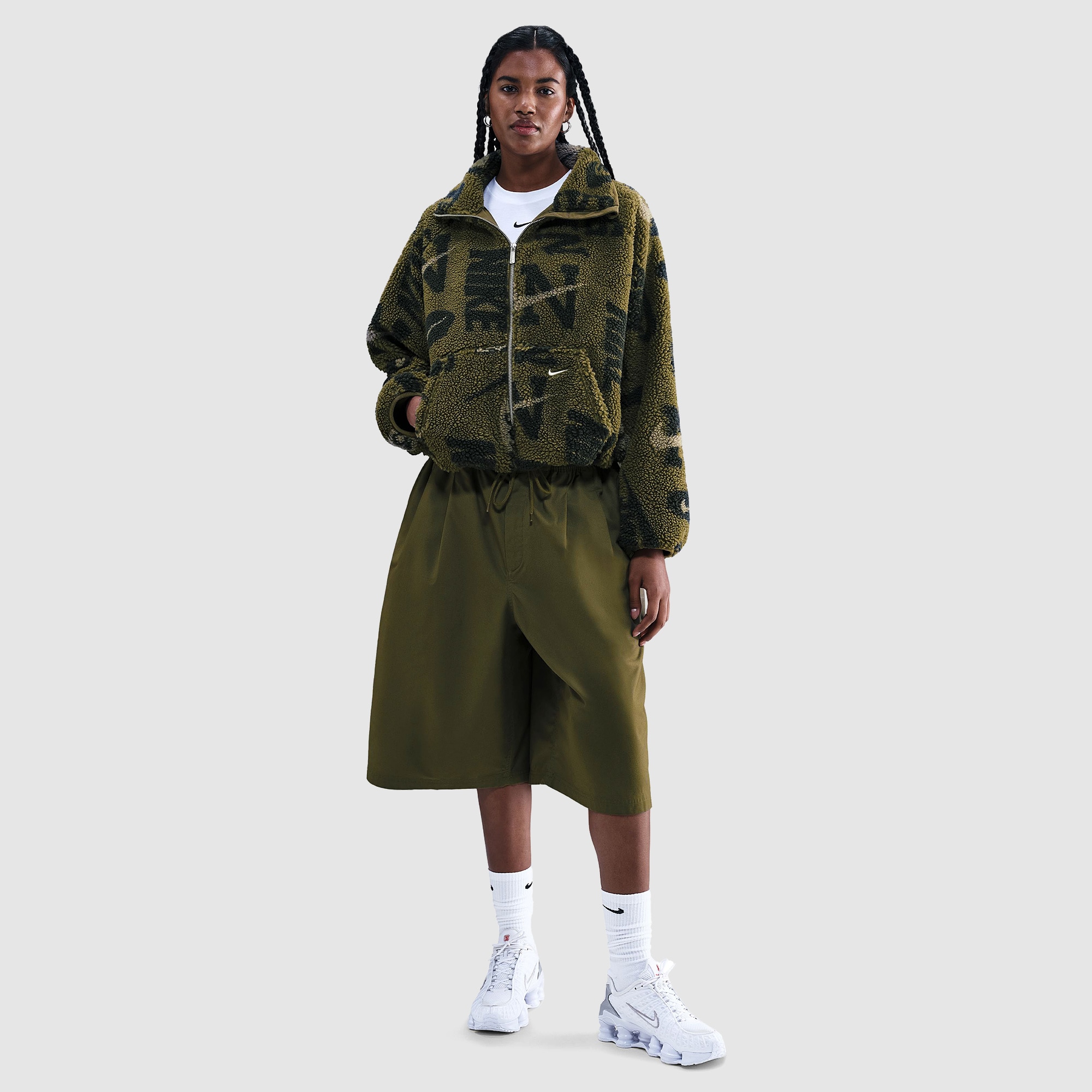 camo nike jacket womens