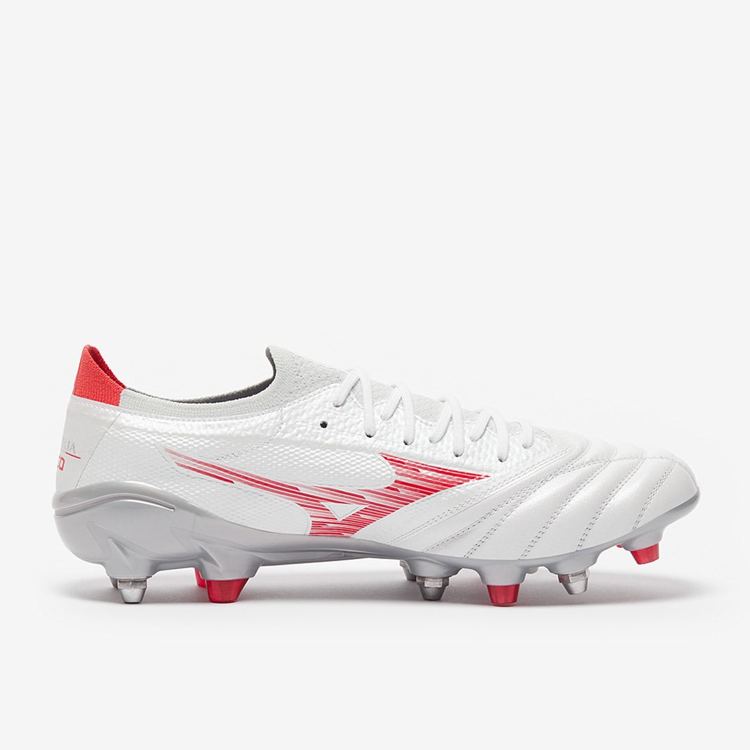 Mizuno Morelia Neo IV Beta Elite Mix Soft Ground - White/Radiant