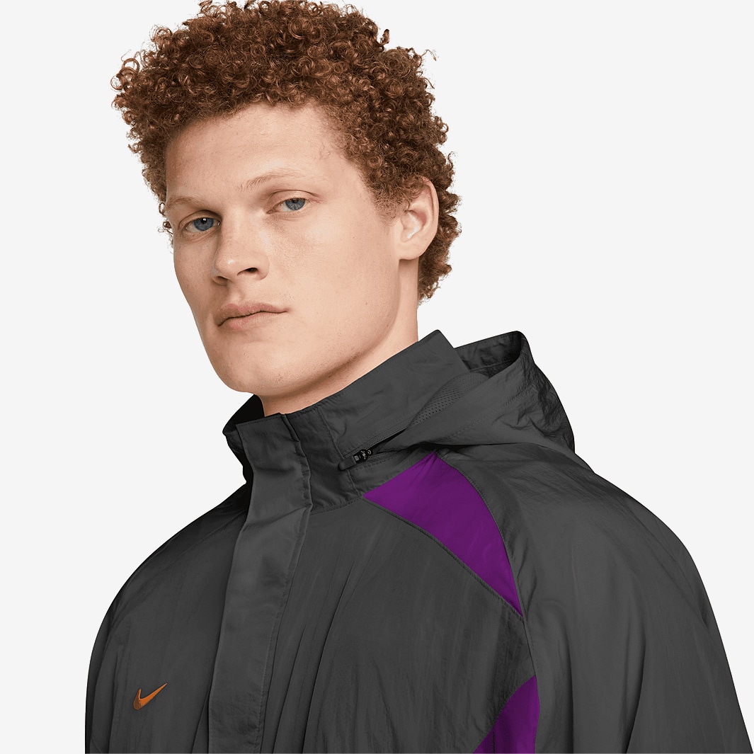nike purple and black jacket