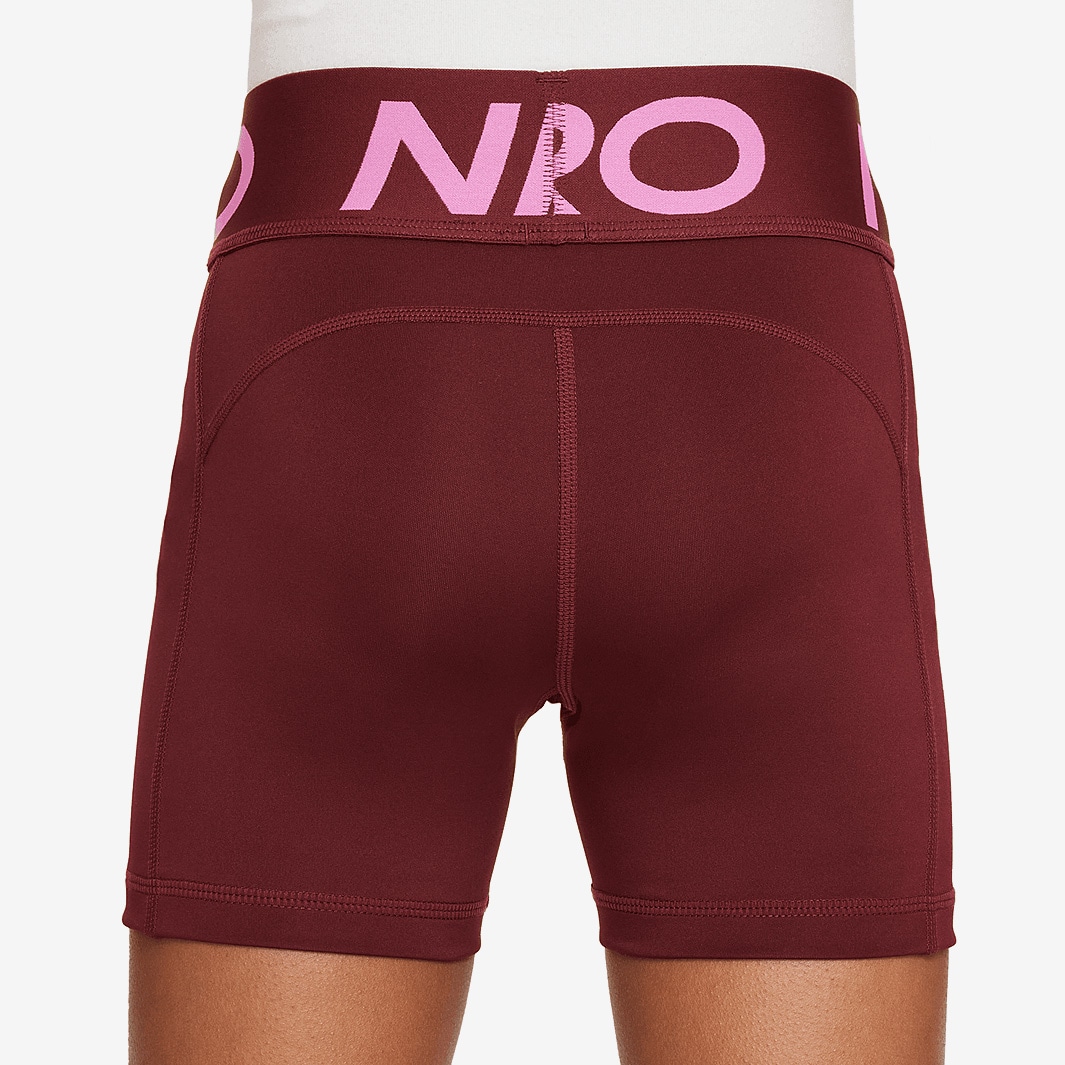 maroon nike pro shorts