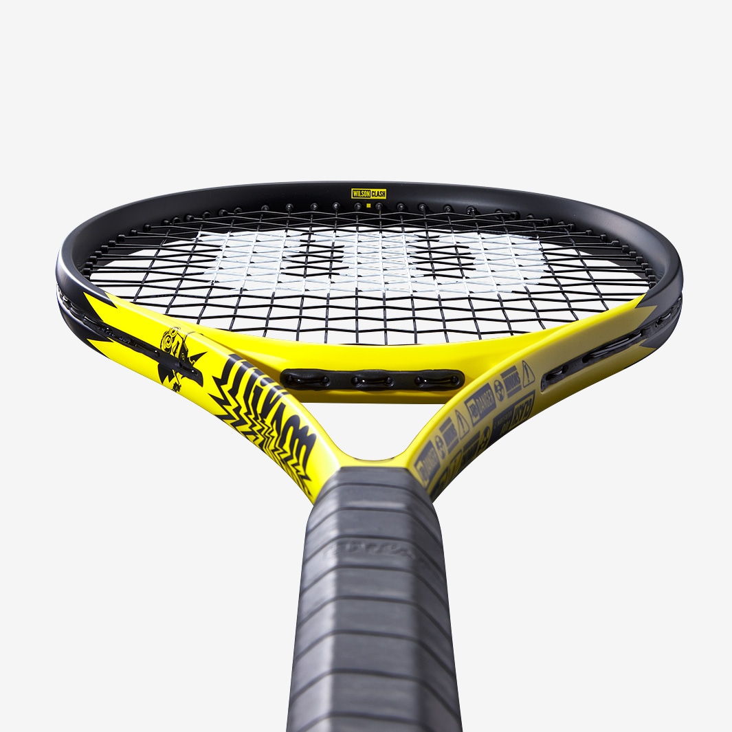 Wilson Minions Clash 100 V2.0 - Yellow/Black - Mens Rackets | Pro