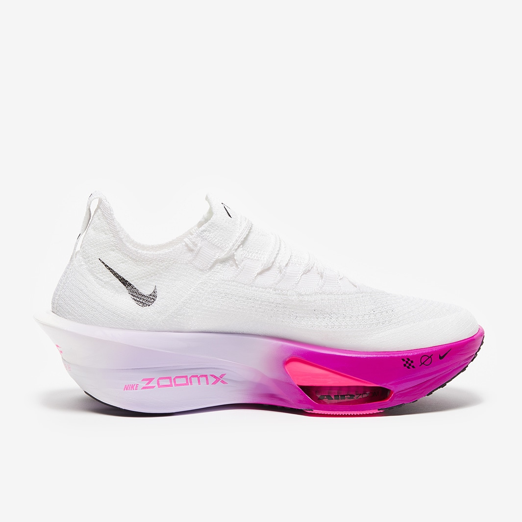 nike alphafly white pink