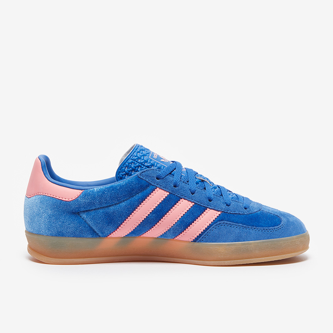 adidas Originals Womens Gazelle Indoor - Blue/Semi Pink Spark/Gum 3 -  Trainers - Womens Shoes | Pro:Direct Soccer