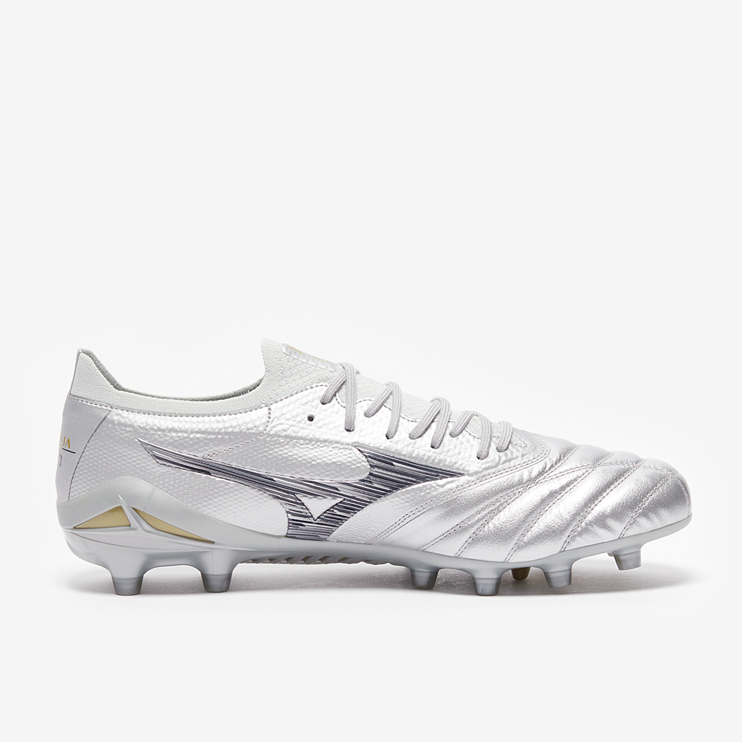 Mizuno Morelia Neo IV Beta Made in Japan FG - Galaxy Silver/Gold