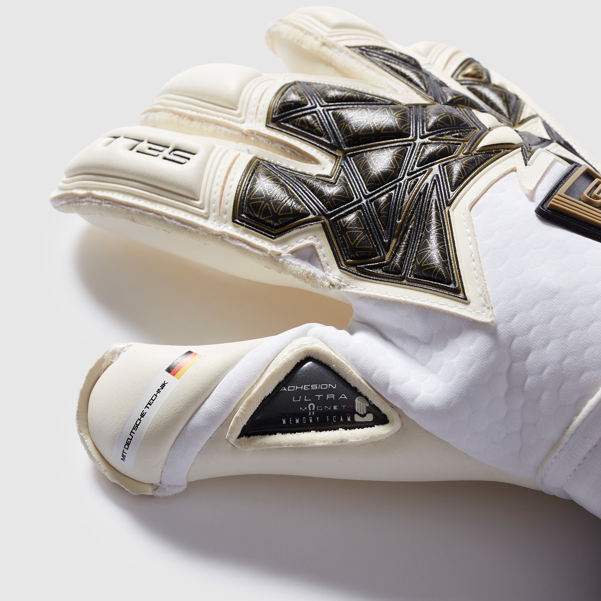 Sells Wrap XC Champion - Bianco/Nero/Oro - Guanti Portiere Uomo