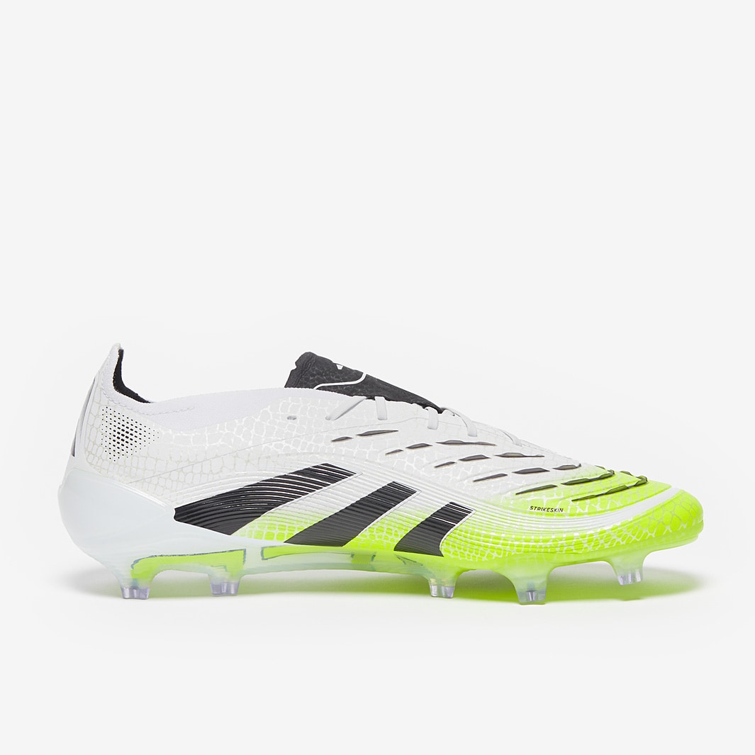 adidas Predator Elite FG - Ftwr Bianco/Nero Core/Limone Lucido