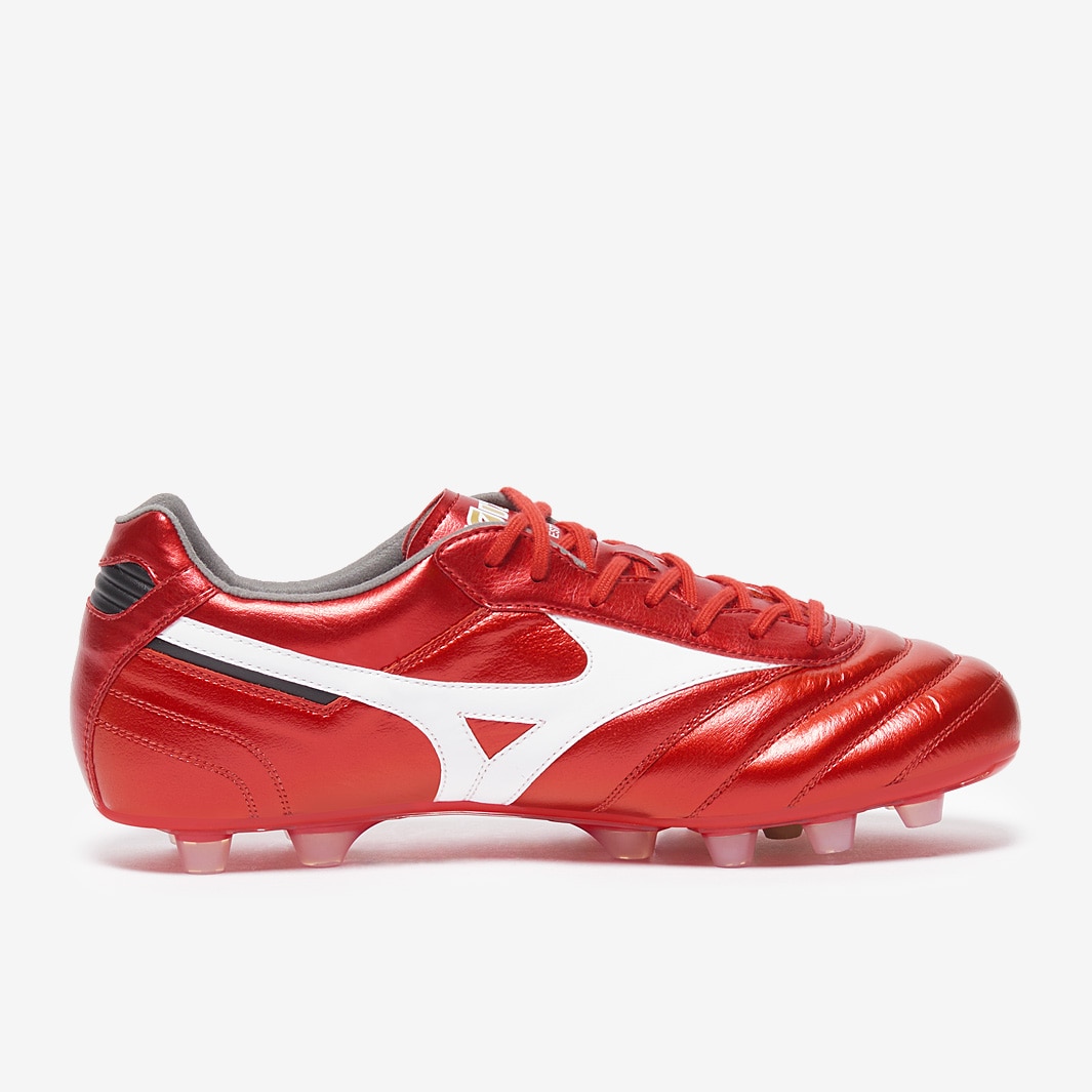 Mizuno Morelia II Elite FG - Rosso 40° Morelia/Bianco/Nero