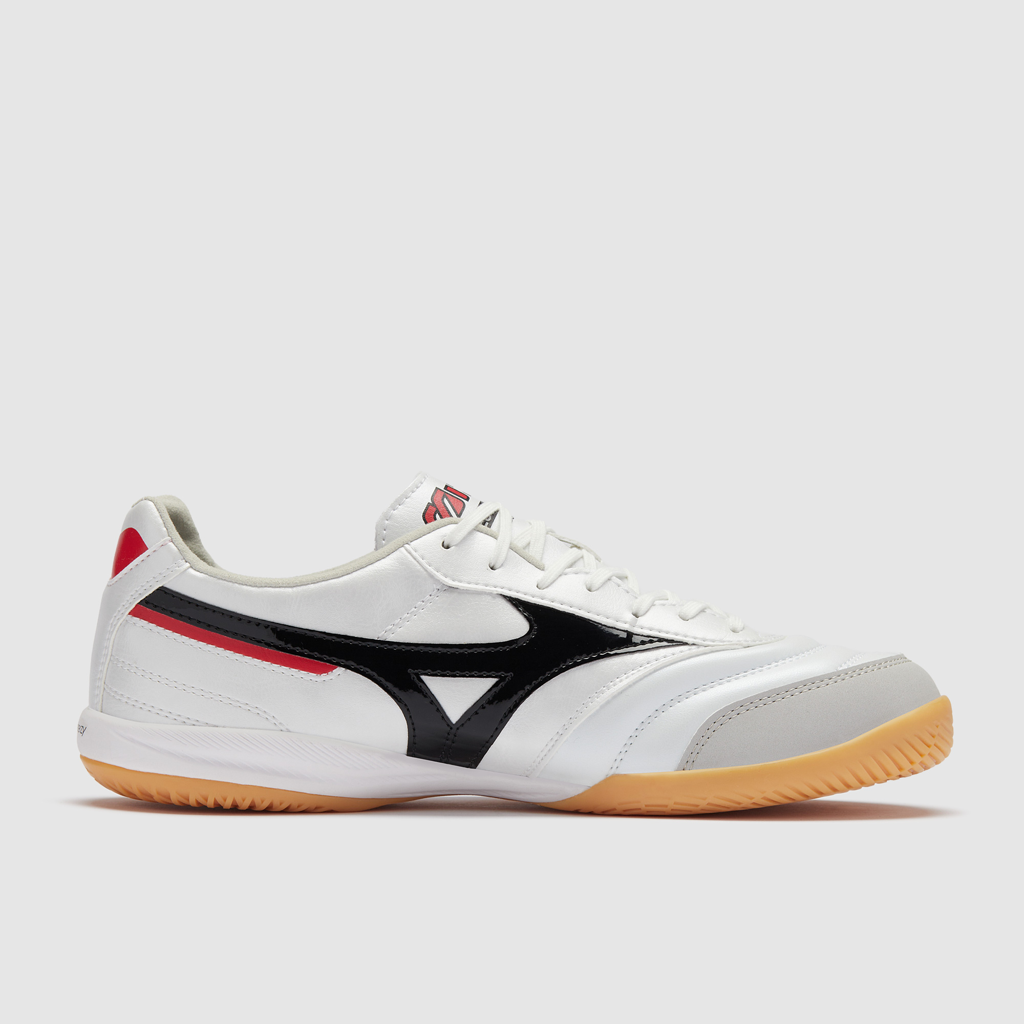 Mizuno Morelia Sala Pro Indoor - White/Black/Chinese Red - Adult