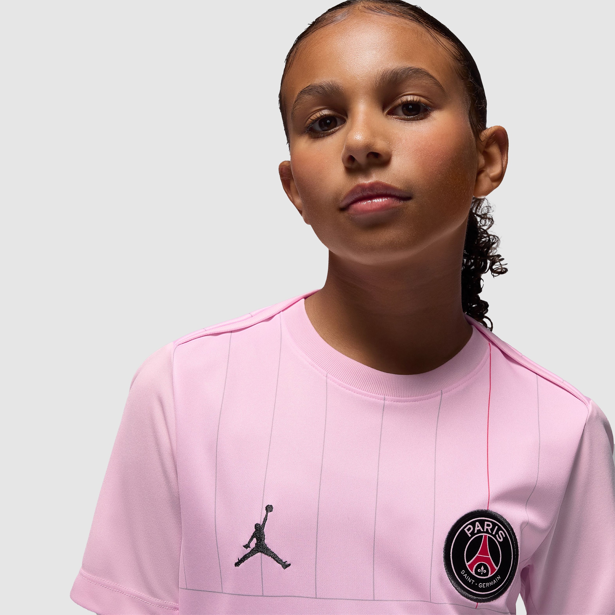 paris saint germain x jordan pre match shirt