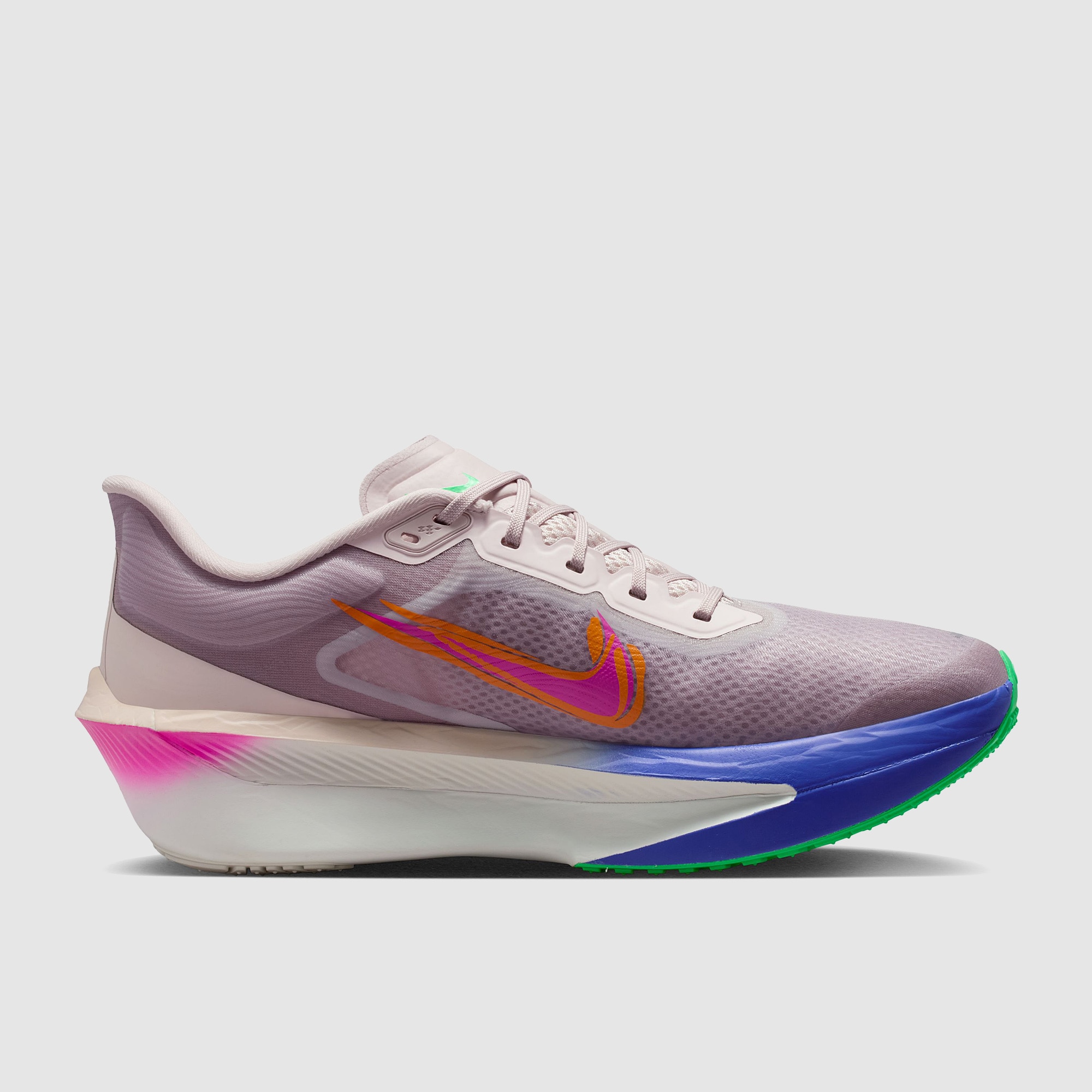 Nike Eliud Kipchoge Zoom Fly 6 - Silt Rosso/Verde Shock/Viola