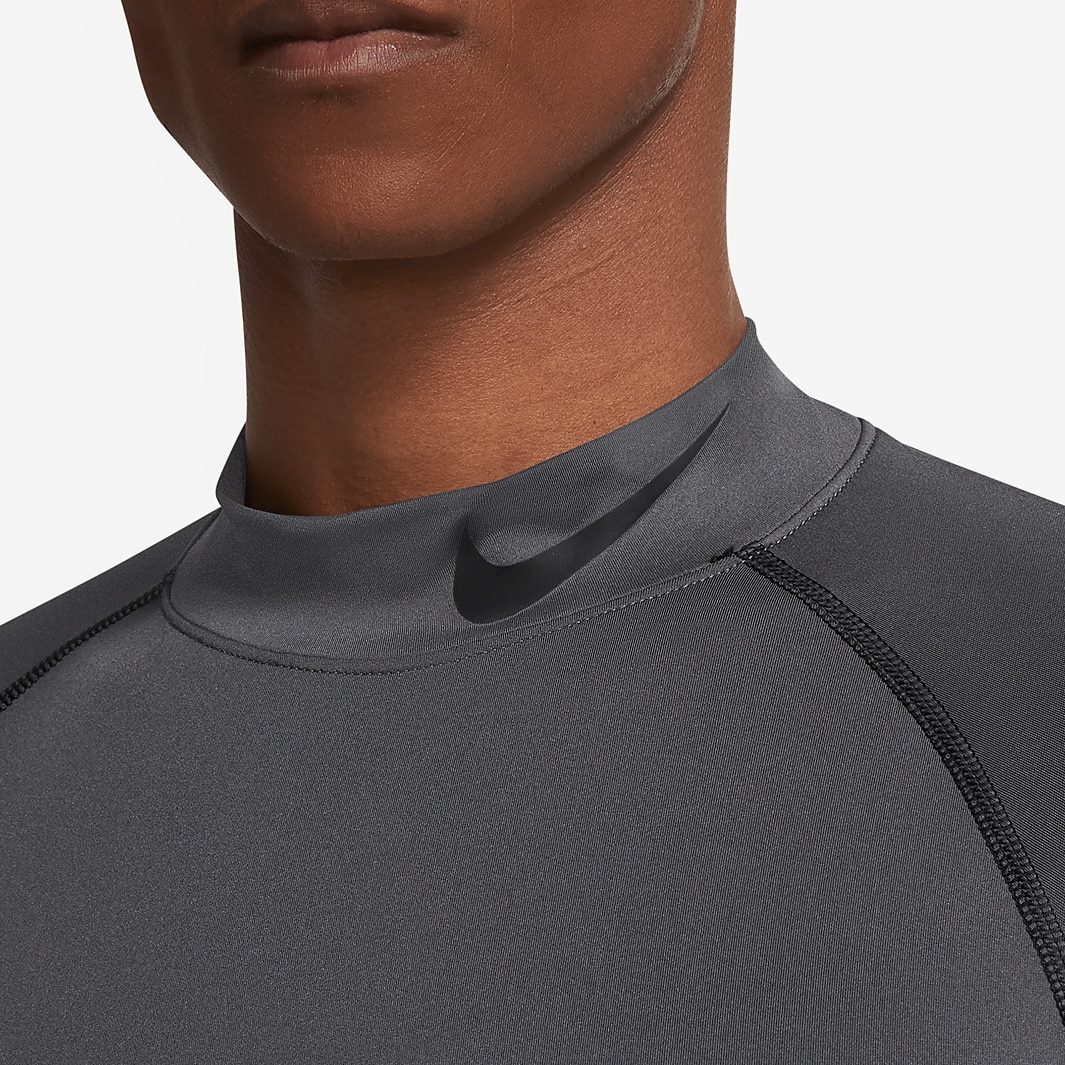 nike grey long sleeve top