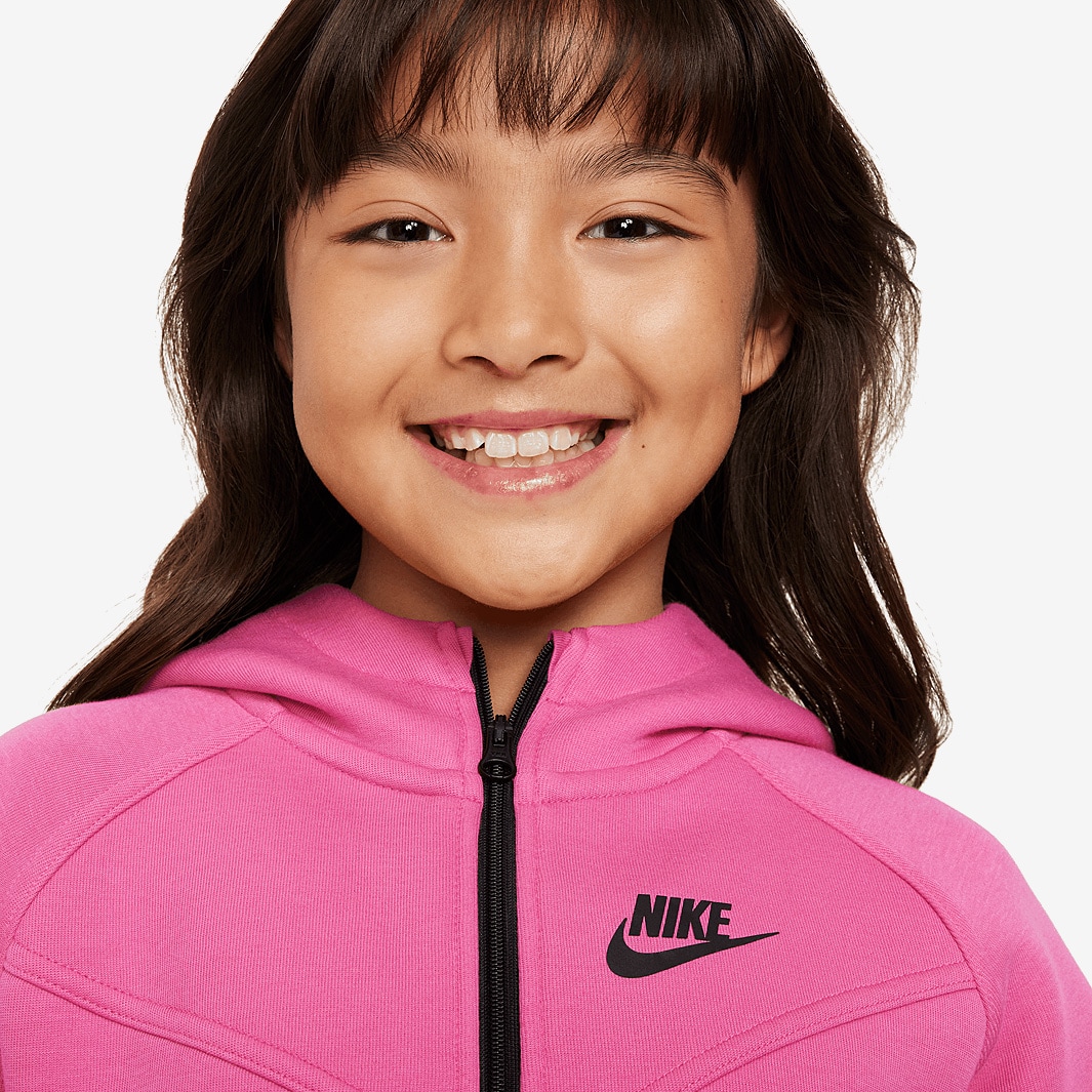 pink nike tech sweater