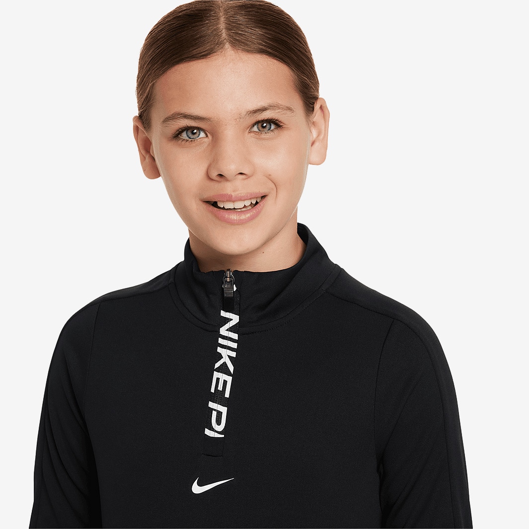nike pro half zip top