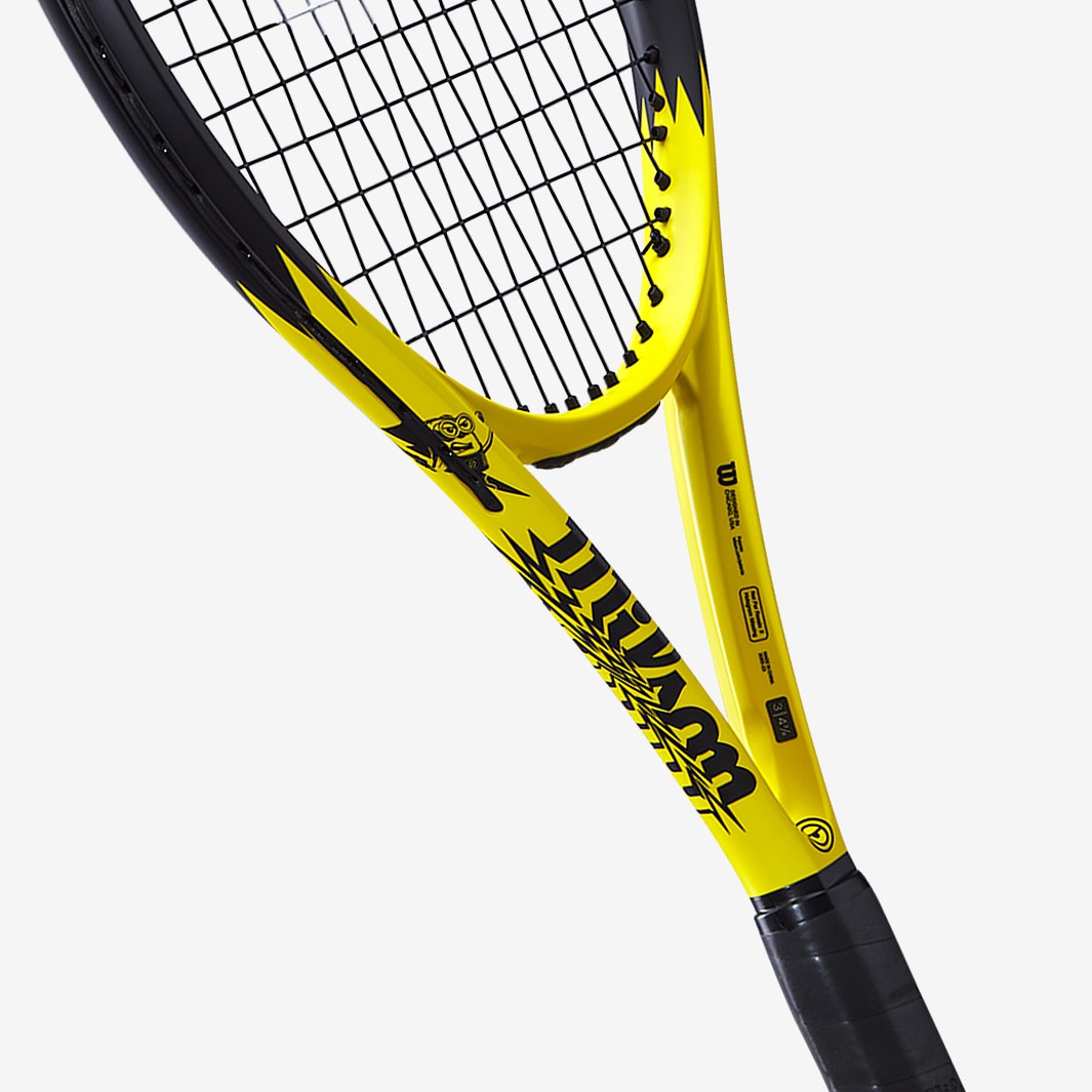 Wilson Minions Clash 100 V2.0 - Yellow/Black - Mens Rackets | Pro