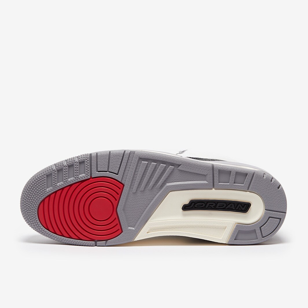 retro 3 silver sport red light graphite