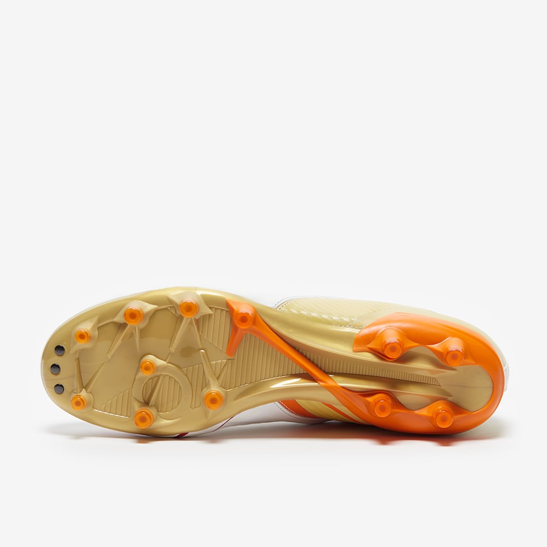 Diadora Maximus Elite Made In Italy Firm Ground - White/Chilli