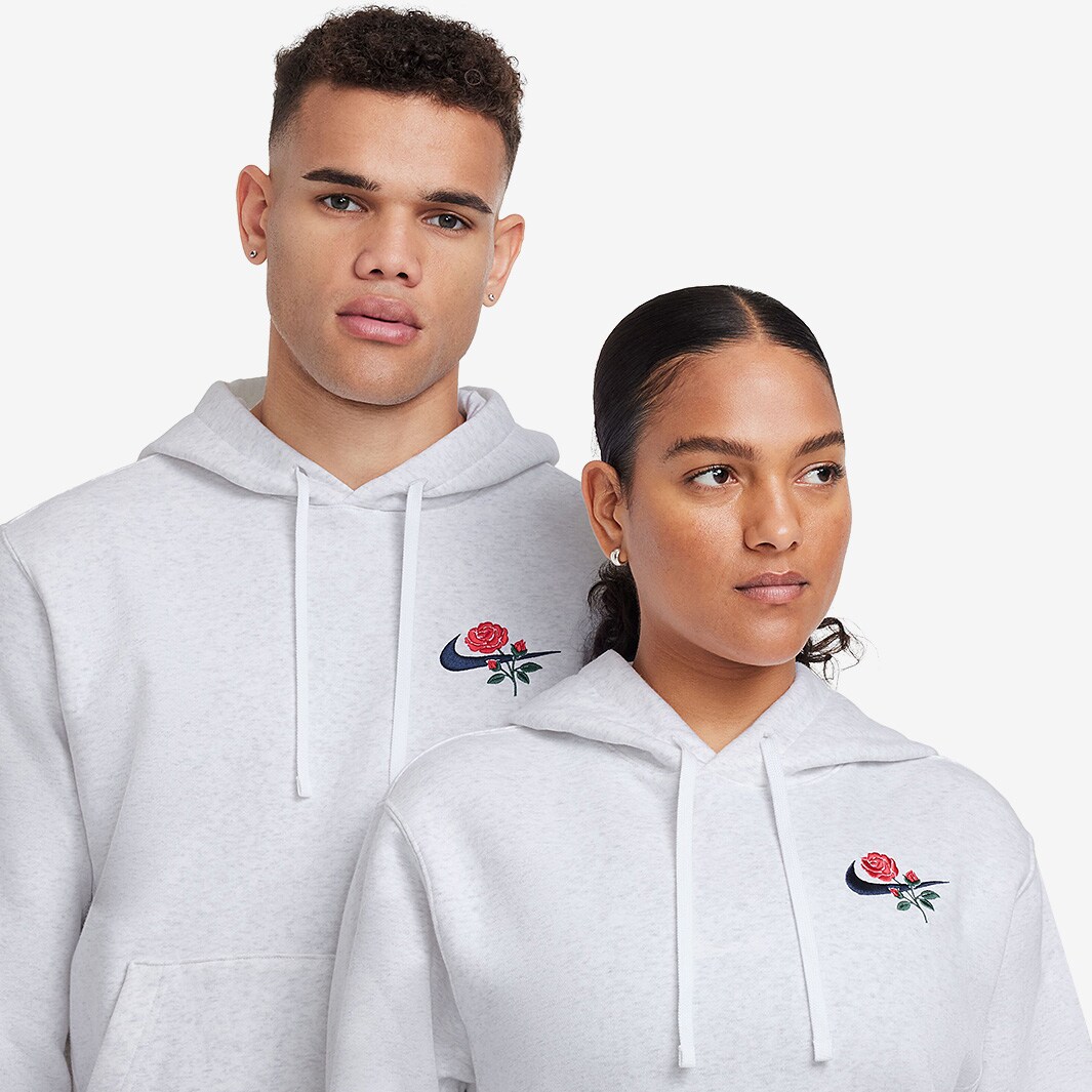 nike sportswear club fleece embroidered hoodie