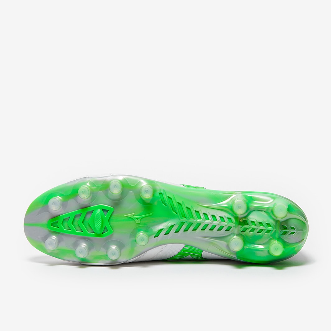 Mizuno Morelia Neo IV Beta Made in Japan FG - White/Neon Green
