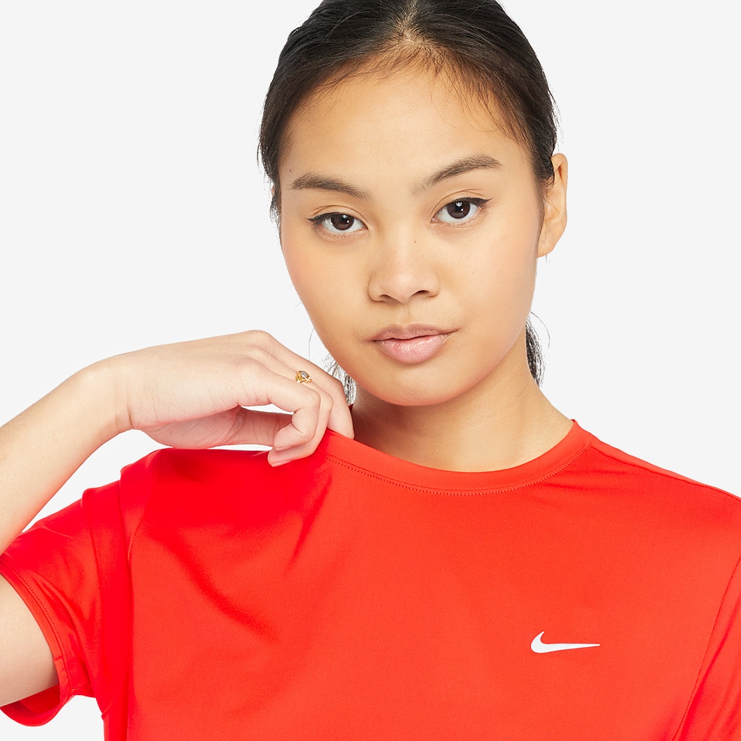 red nike dri fit shirt womens