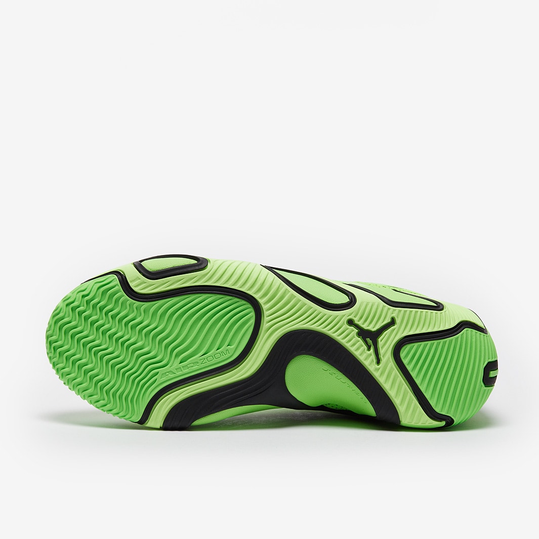 green bottom jordans