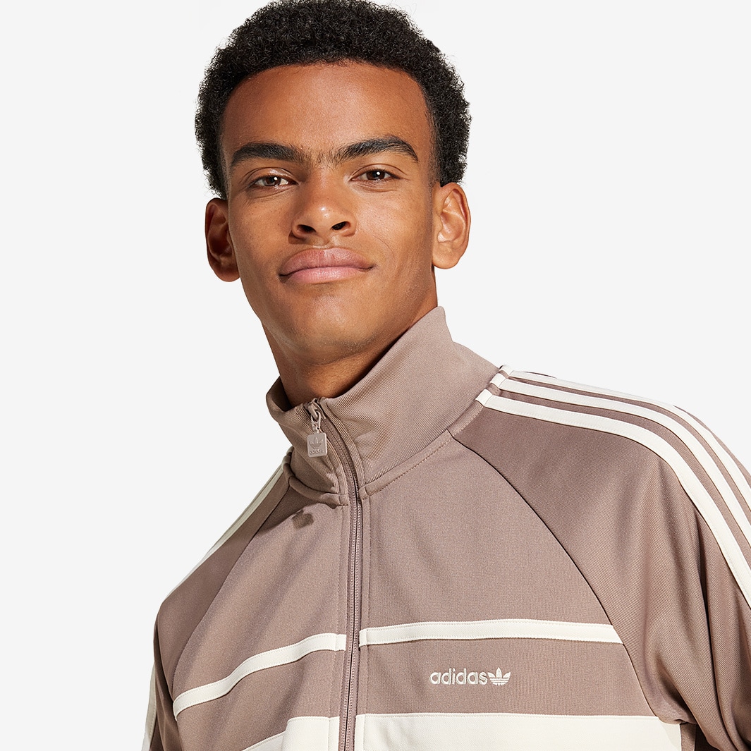 adidas Originals The First Track Top - Trace Brown/Wonder White