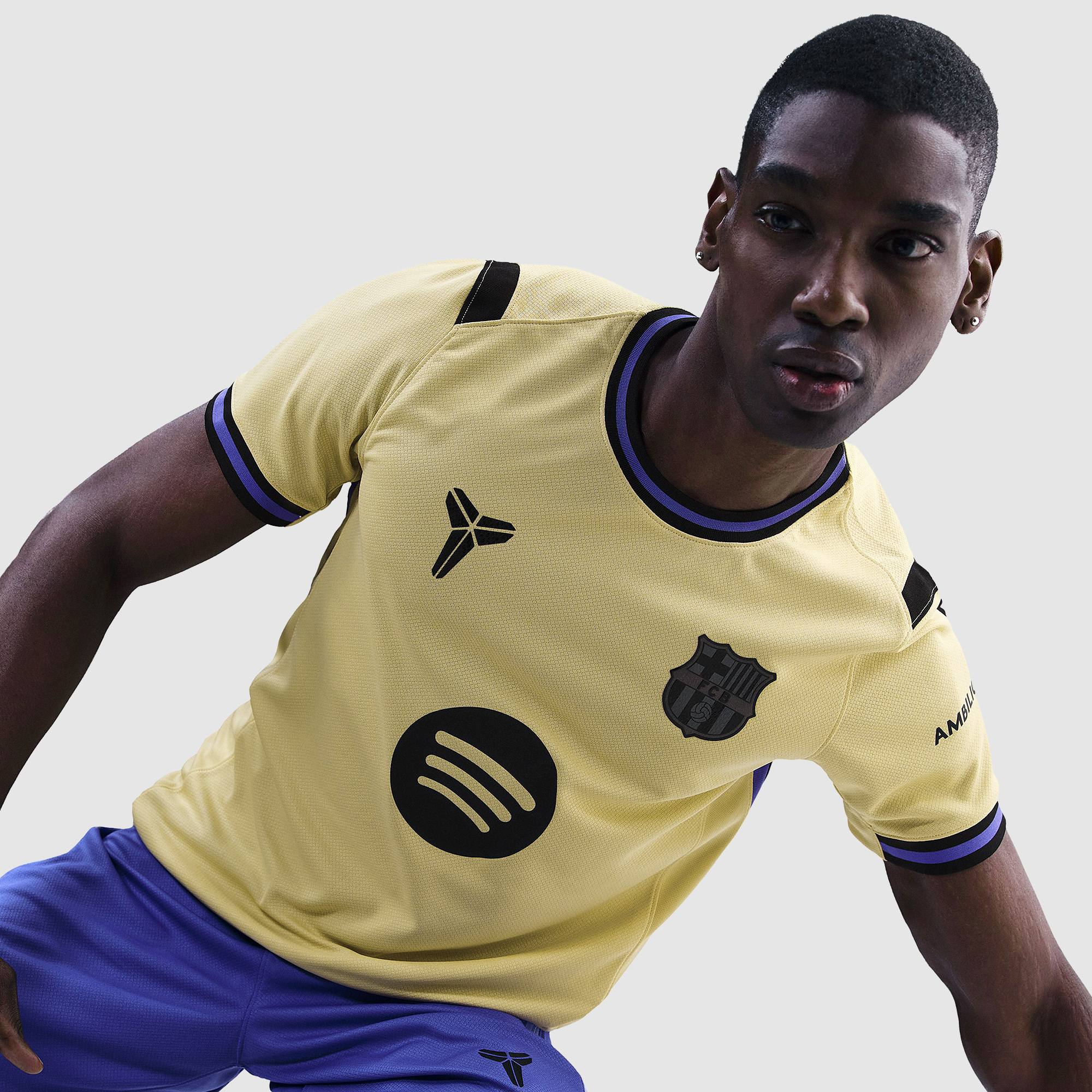 Nike Performance BARCELONA - Maillot de foot - university blue/opti yellow/ bleu