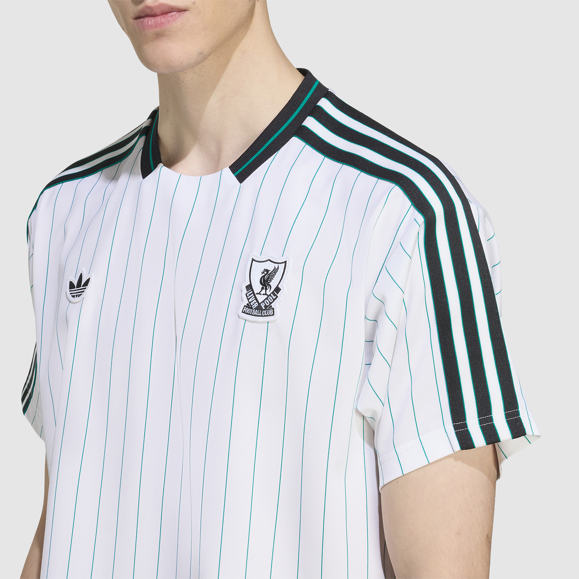 adidas Originals Liverpool 25/26 Terrace Icon Shirt - White/Sea
