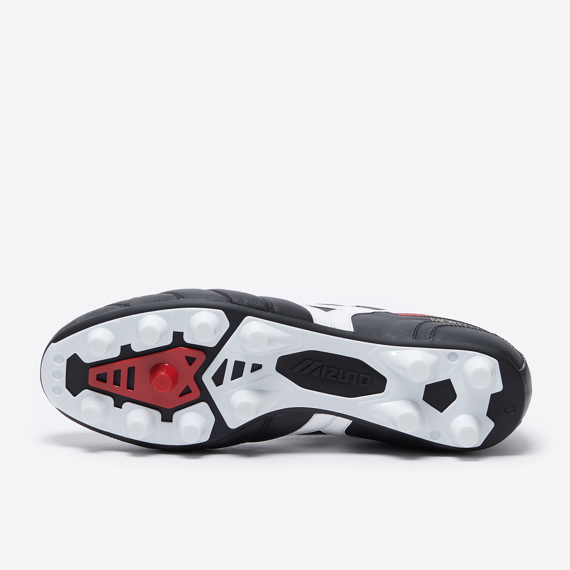 Mizuno Morelia II Elite Firm Ground - Black/White/Chinese Red