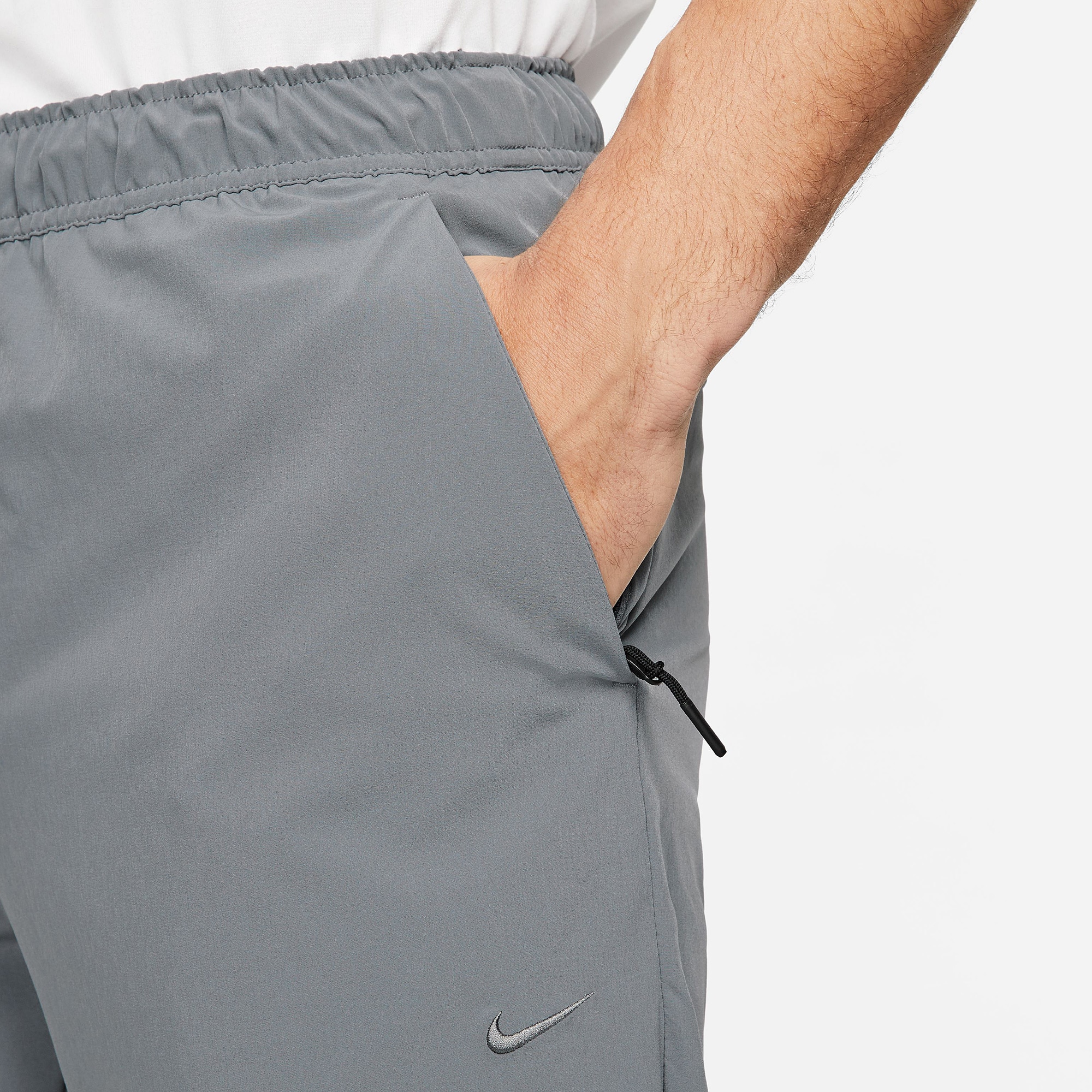 nike flex cuffed trousers grey