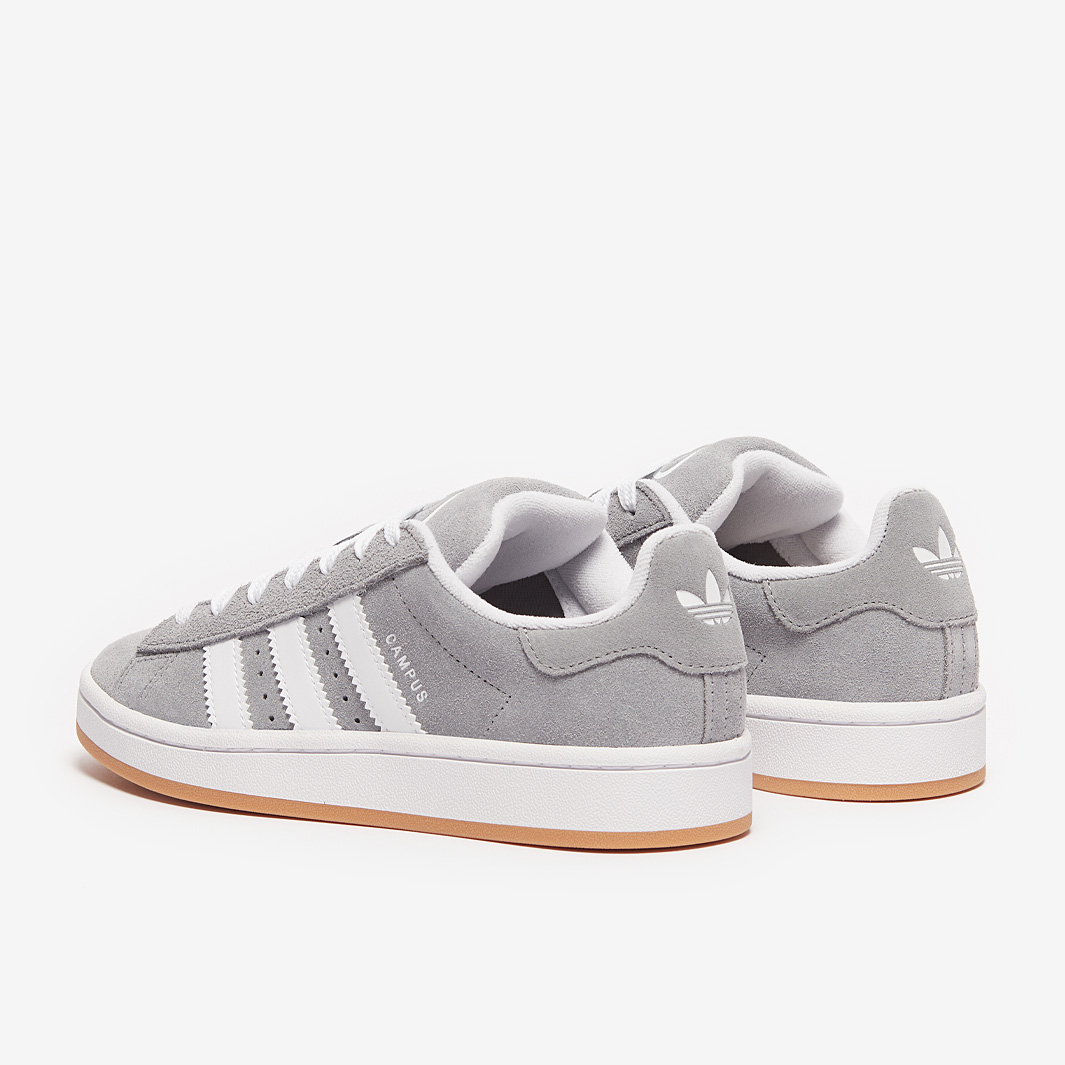adidas gazelle silver green womens Adidas Campus Grey Gum GS main image 1