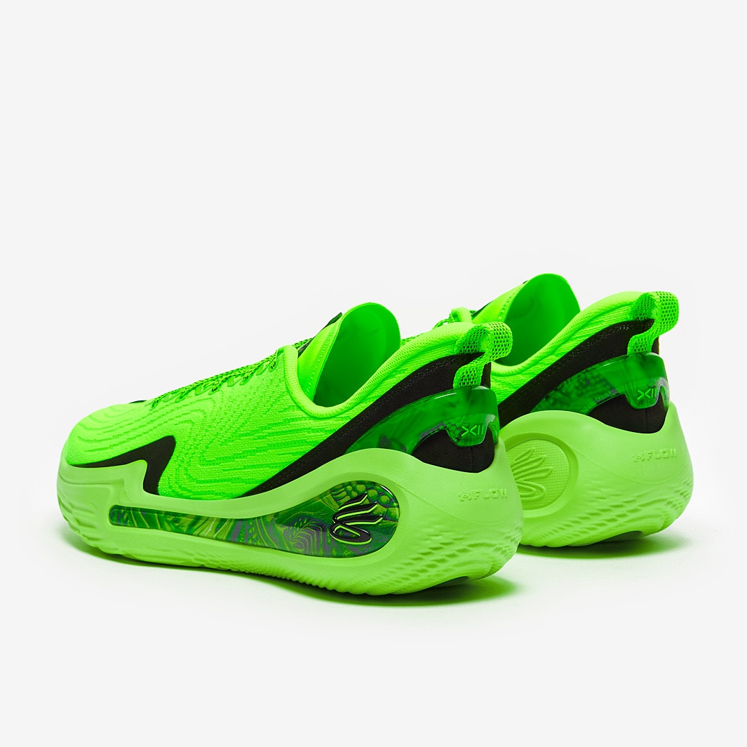 Under Armour Curry 12 - Black/Hyper Green - Trainers - Mens Shoes