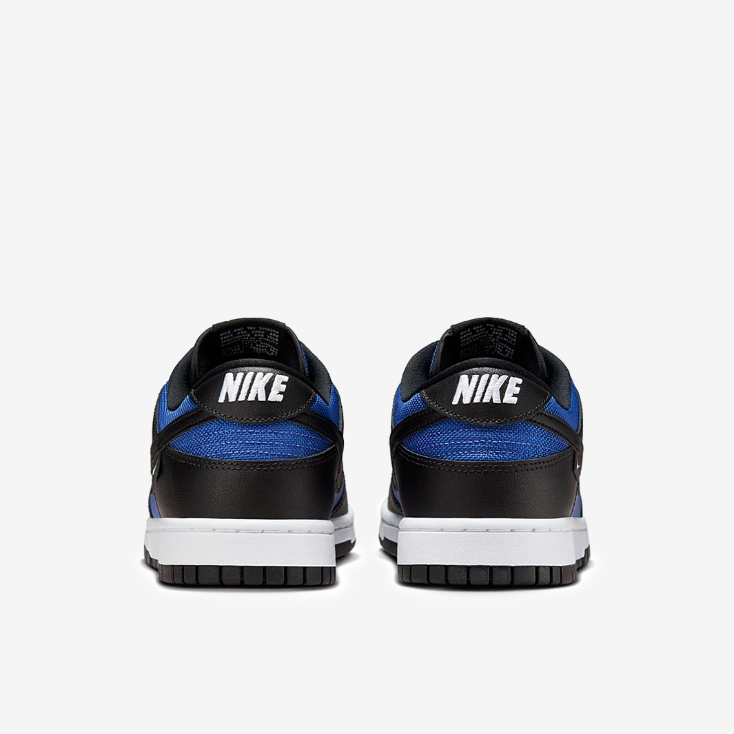 black and blue dunk low