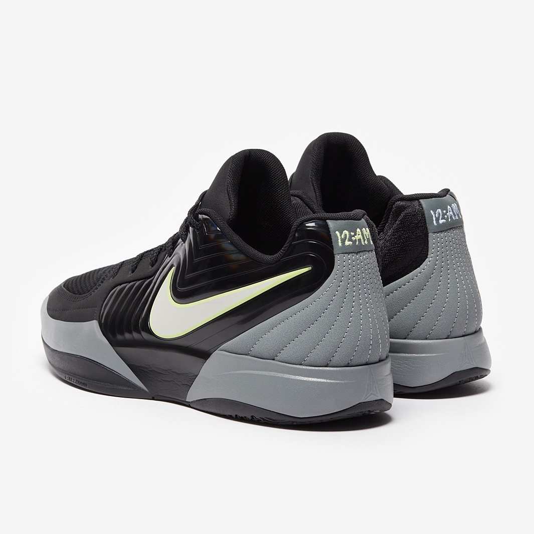 nike sneakers black and grey