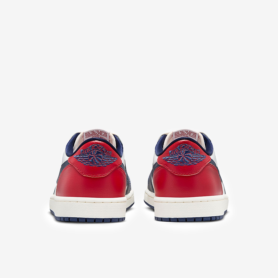 jordan 1 low midnight navy red