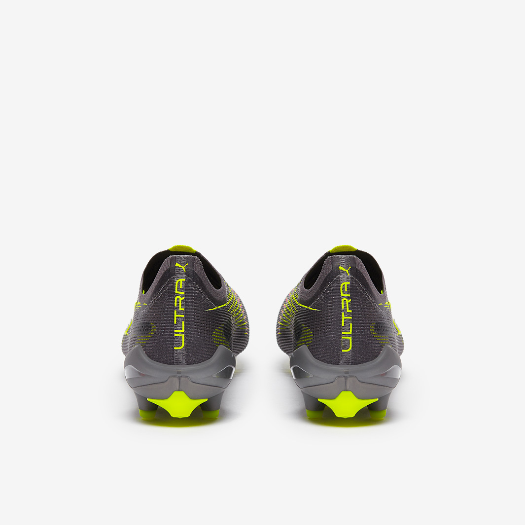 Puma Ultra 5 Ultimate Artificial Grass - Matte Aged Silver/Yellow
