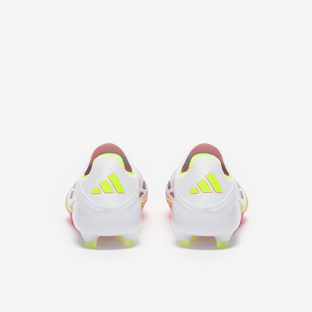 adidas F50 Elite Laceless Artificial Grass - White/Black/Solar