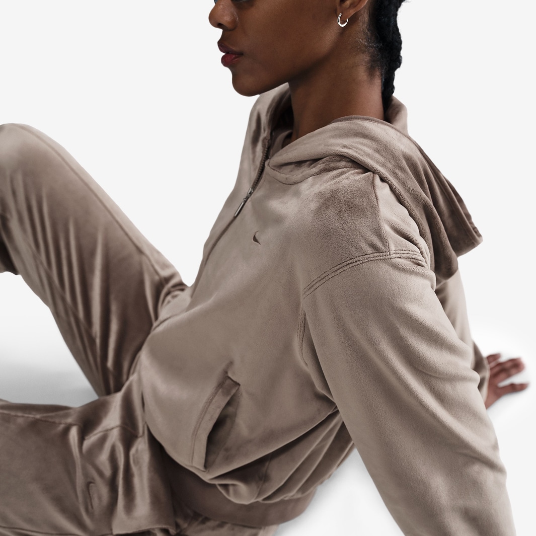 nike women's velour hoodie