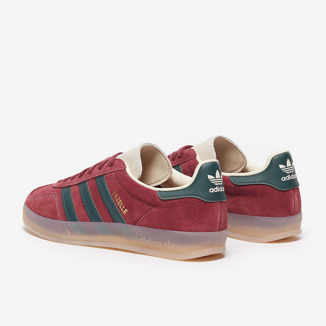 adidas Originals Gazelle Indoor - Shadow Red/Shadow Green/Wonder White - Trainers - Mens Shoes | Pro:Direct Soccer adidas Originals Gazelle Indoor - Shadow Red/Shadow Green/Wonder White - Trainers - Mens Shoes | Pro:Direct Soccer