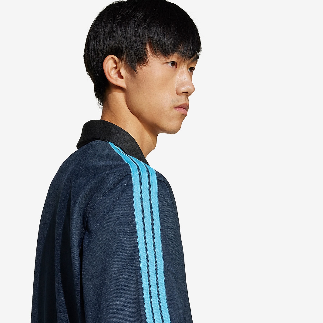 adidas Originals Track Top - Blue/Aurora Ink - Tops - Mens Clothing |