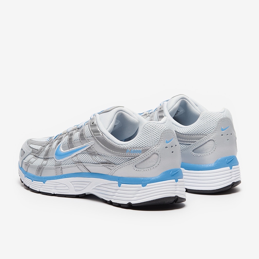 nike p6000 blue silver