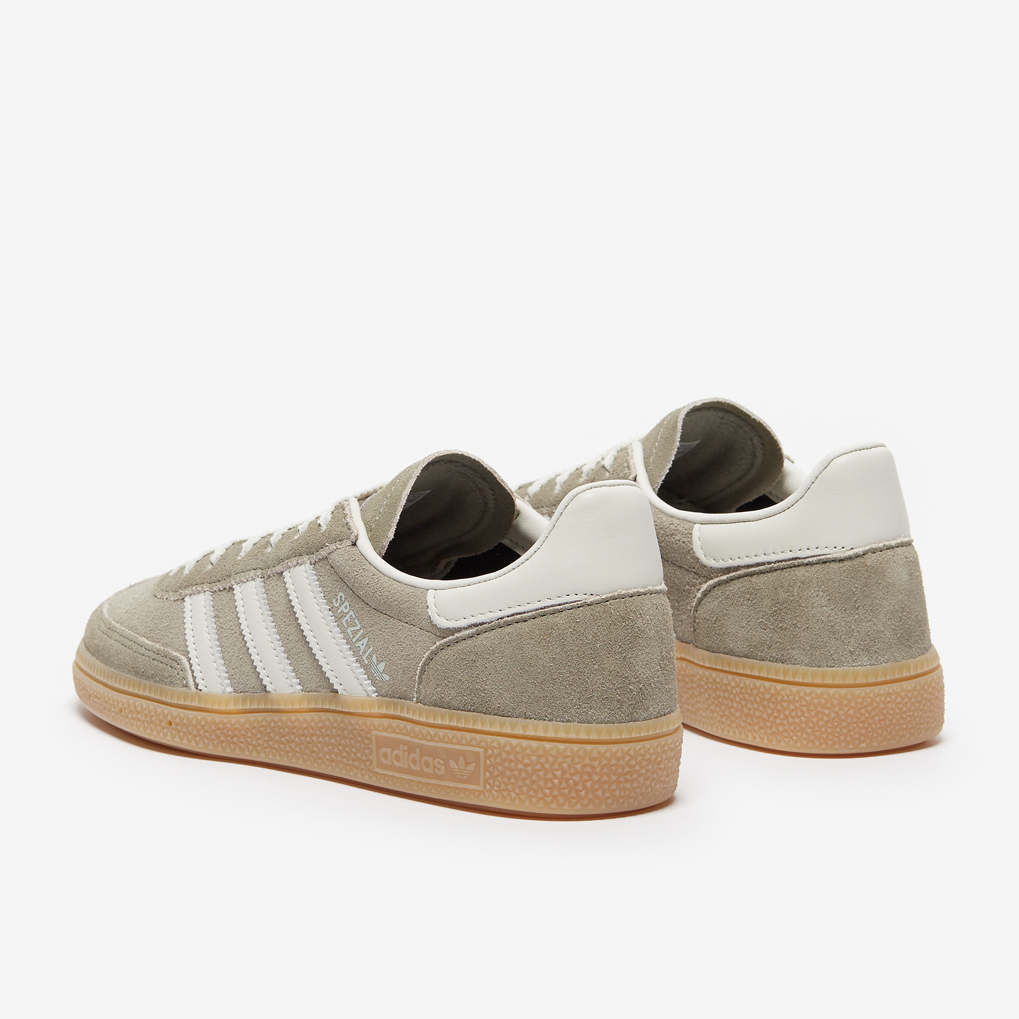 adidas gazelle silver green womens adidas Originals Beige & Brown Handball Spezial Sneakers