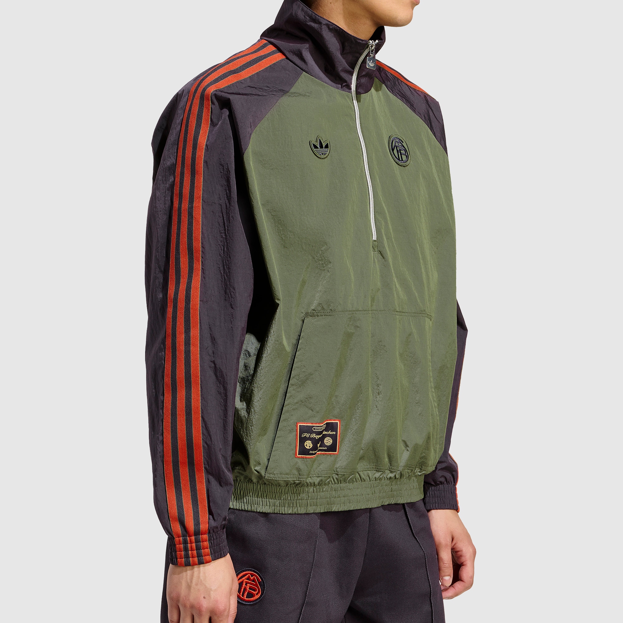 adidas Originals Bayern Munich 25/26 Terrace Icons Half-Zip Jacket