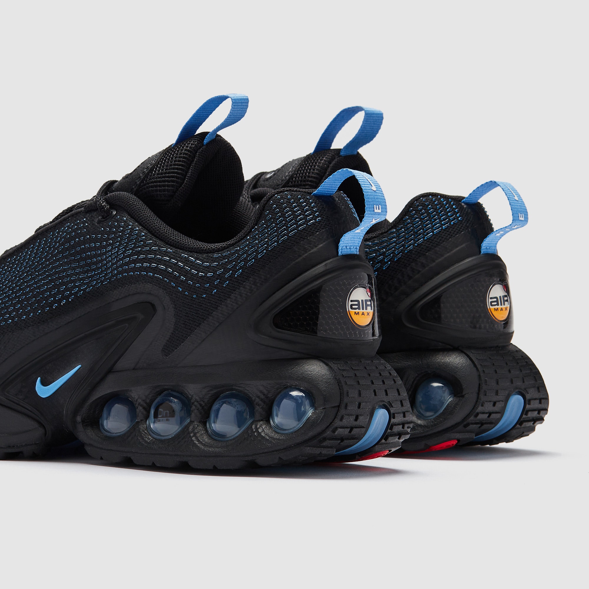 blue and black nike air max