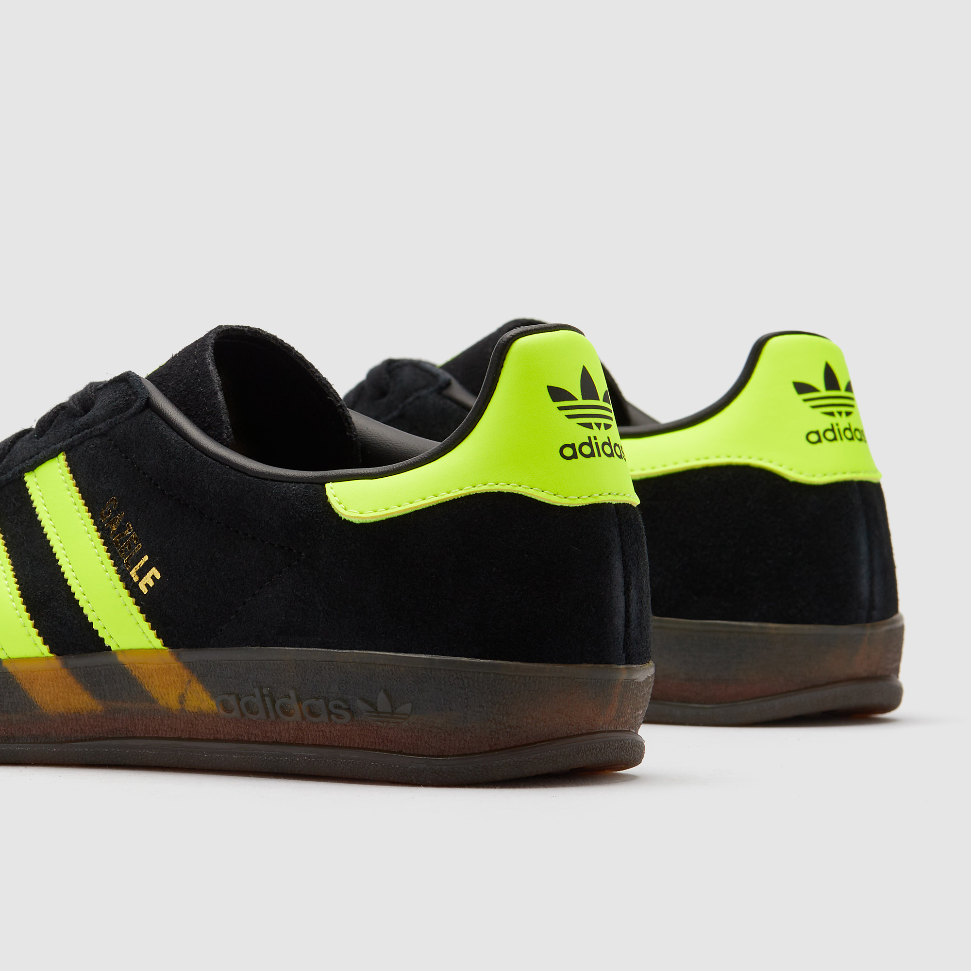 adidas Originals Gazelle Indoor - Core Black/Solar Yellow/Ftw White  -Trainers - Mens Shoes | Pro:Direct Soccer