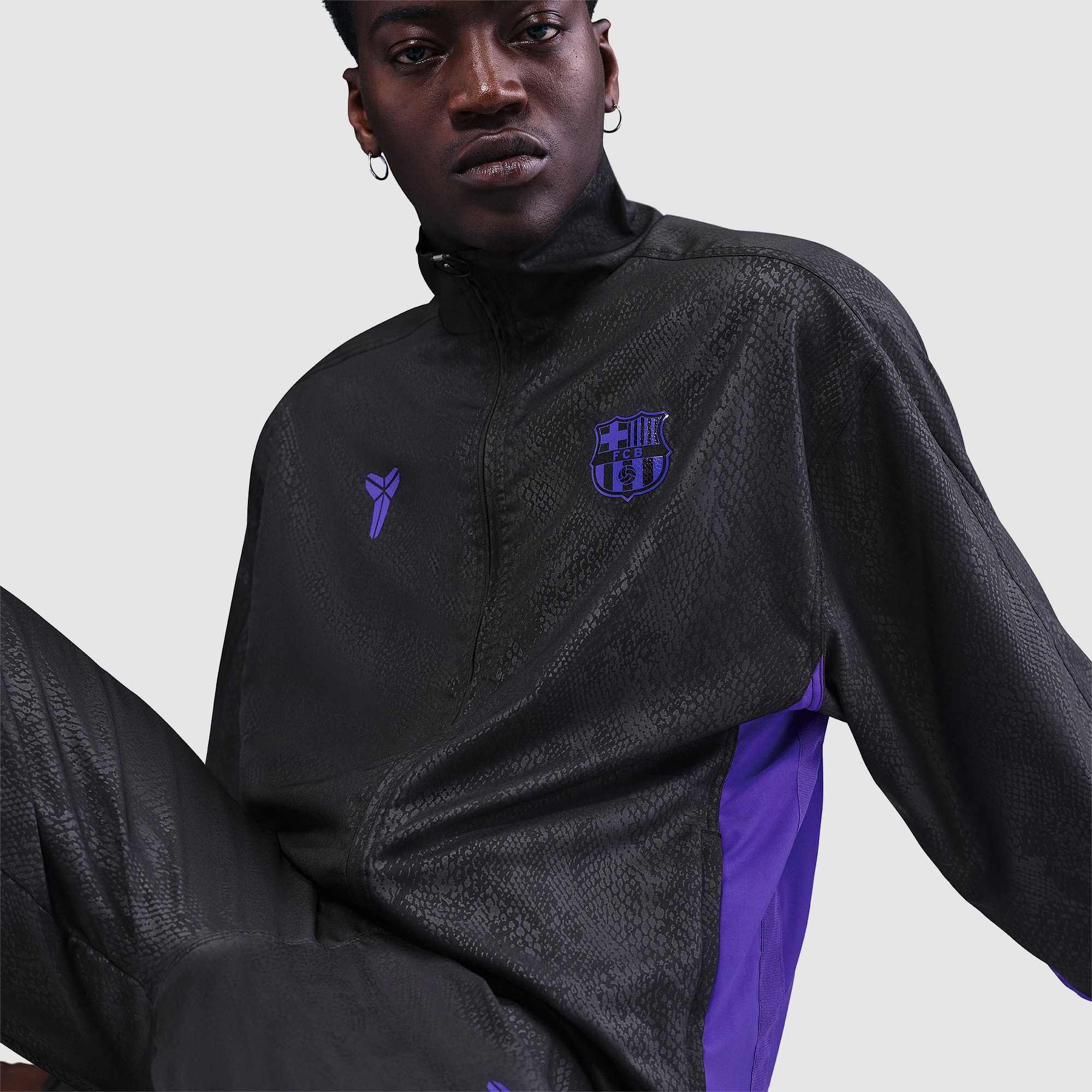 Nike FC Barcelona 25/26 GX Away Track Jacket - Black/Persian